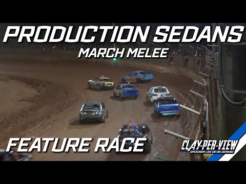 Production Sedans | March Melee - Carina - 25th Mar 2023 | Clay-Per-View Highlights