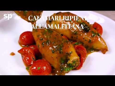 Calamari ripieni all'amalfitana