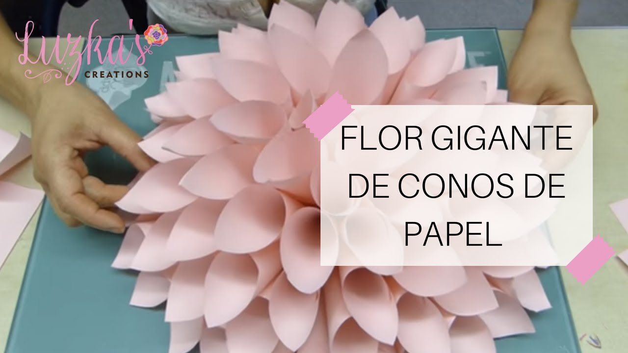 Watch Flor Gigante de Conos de Papel | Luzka's Creations ✿ Now Flor Gigante de Conos de Papel | Luzka's Creations ✿