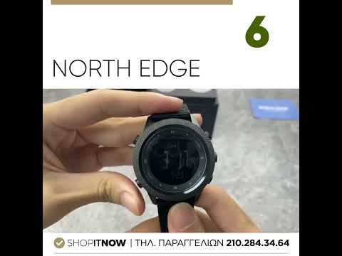 smartwatch υβριδικό north edge apache 46