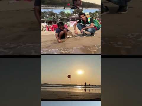 Aksa beach is the  best swimming place in Mumbai#shorts #beach #travel #adventure #vlog