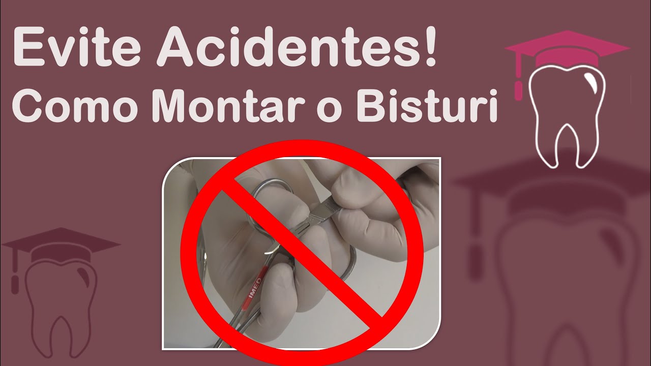 Como montar a Lâmina do Bisturi - Aulas Práticas de Cirurgia Odontológica