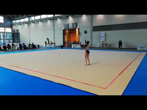 Lucia Cravero della Ginnastica Saluzzo Libertas alla  palla - Winter Club LC Open 2021 Rimini
