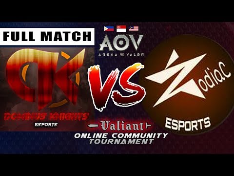 Dominus Knights vs. ZodiaC - Round 1 - Full Match - AOV Valiant Online Community Tournament