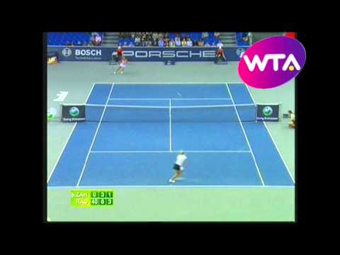 Agnieszka Radwanska v Sandra Zahlavova Wta Stuttgart highlights