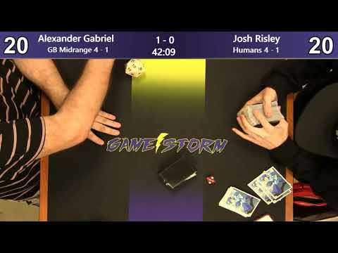 Alexander Gabriel (GB Midrange) vs Josh Risley (Humans)  - Sunday Night Modern 5/26/19