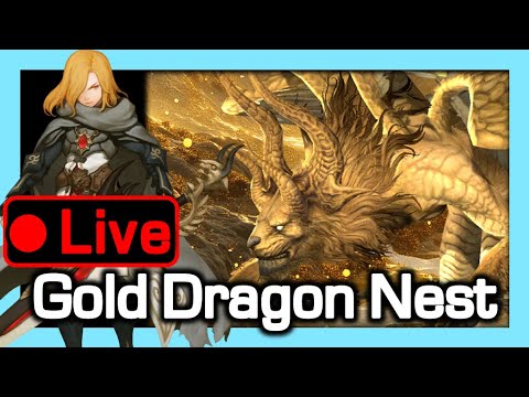 [Live Dec 18th] Gold Dragon Nest Day1 , Let's fight Geriant !! / Dragon Nest