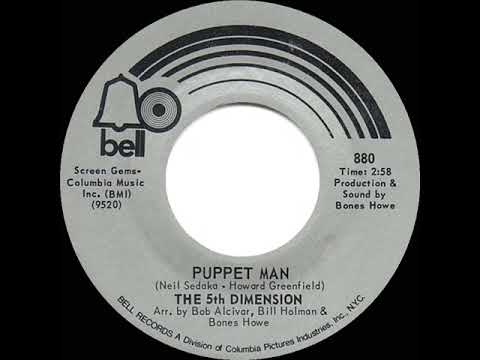 1970 HITS ARCHIVE: Puppet Man - 5th Dimension (mono 45)