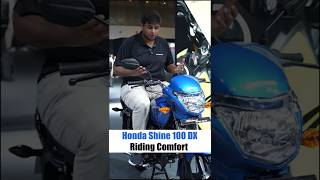 Honda Shine 100 DX Ergonomics Review | Comfortable & Lightweight Commuter Bike for All Riders...