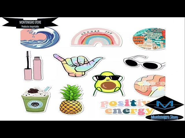 Vídeo relacionado con 50 pegatinas fisgón para botellas de agua, monopatín, equipaje, ordenador, álbum de recortes, paquete para niños y adolescentes