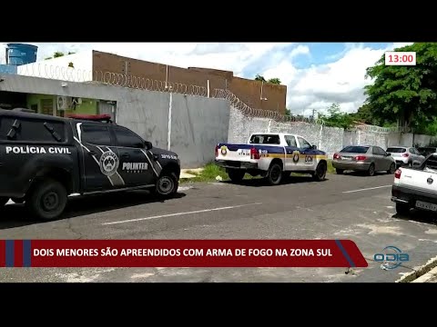 Dois menores são apreendidos com arma de fogo na zona sul de Teresina 24 03 2021