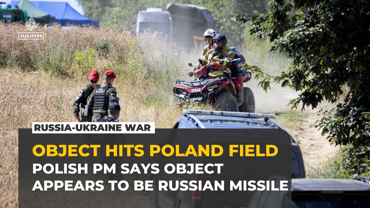 Poland says object found in field was likely a Russian missile
