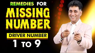 Remedies for Missing Number | Driver 1 to 9 | ft. Arviend Sud-TV9