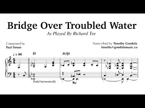 Richard Tee plays Bridge Over Troubled Water with Paul Simon