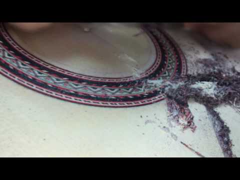 Shaving the rosette even on the top