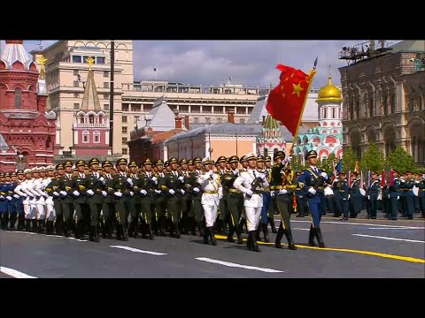 PLA Guard of Honor attends Russian Victory Day parade