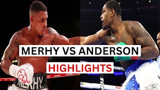 Jared Anderson vs Ryad Merhy Highlights & Knockouts