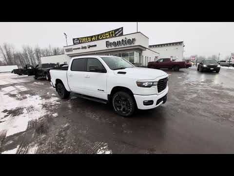 2026 Ram 1500 Sport 4x4 Crew Cab 5'7" Box in White for sale at Frontier Chrysler Dodge Jeep Ram Fiat Ltd. in Smithers, BC