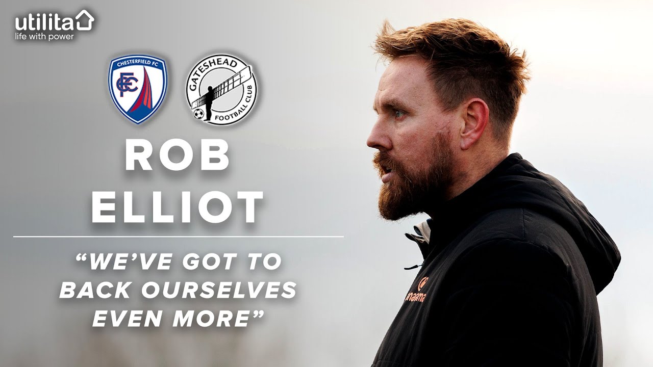 “We’ve got to back ourselves even more” 👊 | Rob Elliot pre-Chesterfield (A) | INTERVIEW