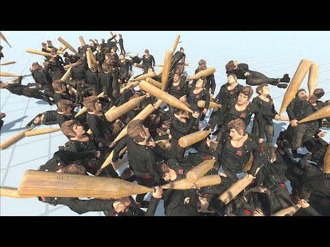 100 Thugs in their Hood - Animal Revolt Battle Simulator