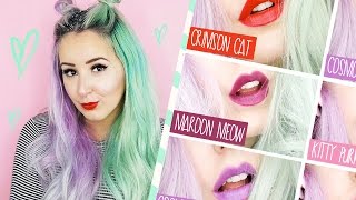 KATY KAT MATTE Covergirl  Lip Swatches! | by tashaleelyn