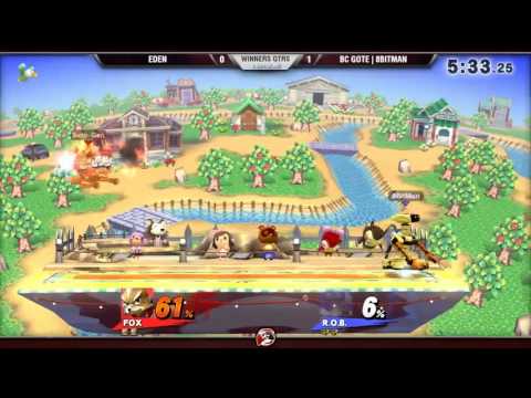 Vitality Singles 7/30/16 - Winners Qtrs - Eden (Cloud) vs. 8Bitman (ROB) - Smash 4