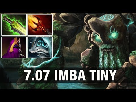 7.07 IMBA TINY - rmN- 8.3K Plays Tiny WIth Dagon and Ethereal - Dota 2