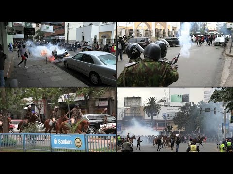 Kenyan police use tear gas, horses to dispel tax hike protests | AFP