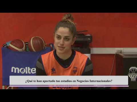 Irene Garí, jugadora de Valencia Basket, en Visibiles de Visibilitas y la UCH-CEU