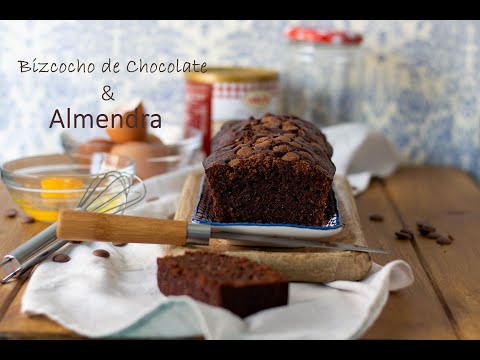 BIZCOCHO DE CHOCOLATE Y ALMENDRA@miraspordentro