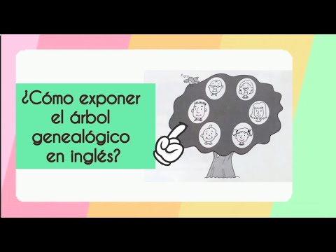 Cómo exponer un árbol genealógico en inglés