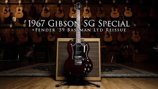 Video thumbnail for 1967 Gibson SG Special and Fender '59 Bassman Ltd by Emerald City Guitars