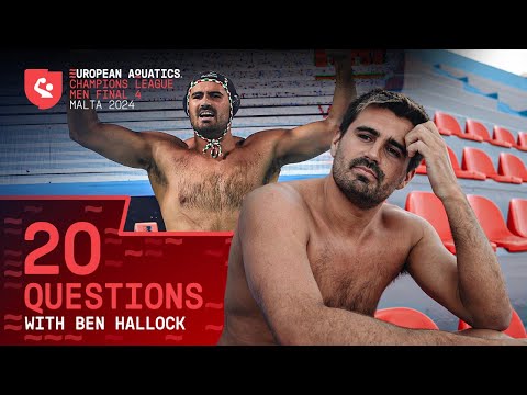 20 Questions with Pro Recco's Ben Hallock | Final 4 | Water Polo Champions League