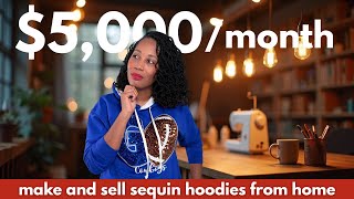 Embroider High End Sequin Hoodies From Home and Avoid Needle Breaks by Doing This!