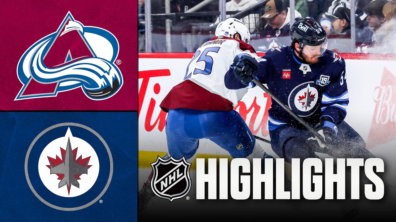 Avalanche vs. Jets | NHL Highlights | March 26, 2026