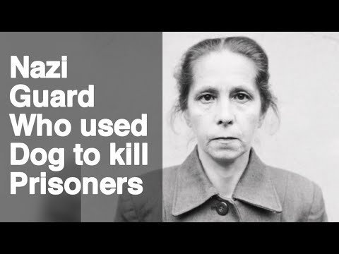 Execution of Juana Bormann brutal SS camp guard who set dogs on prisoners