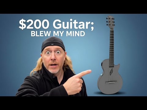This $200 Carbon Fiber Guitar Blew My Mind – Enya Nova Go SP1 Unboxing & Demo