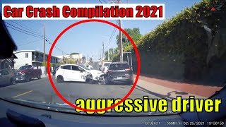 Car Crash Compilation 2021 #148 road rage dash cam