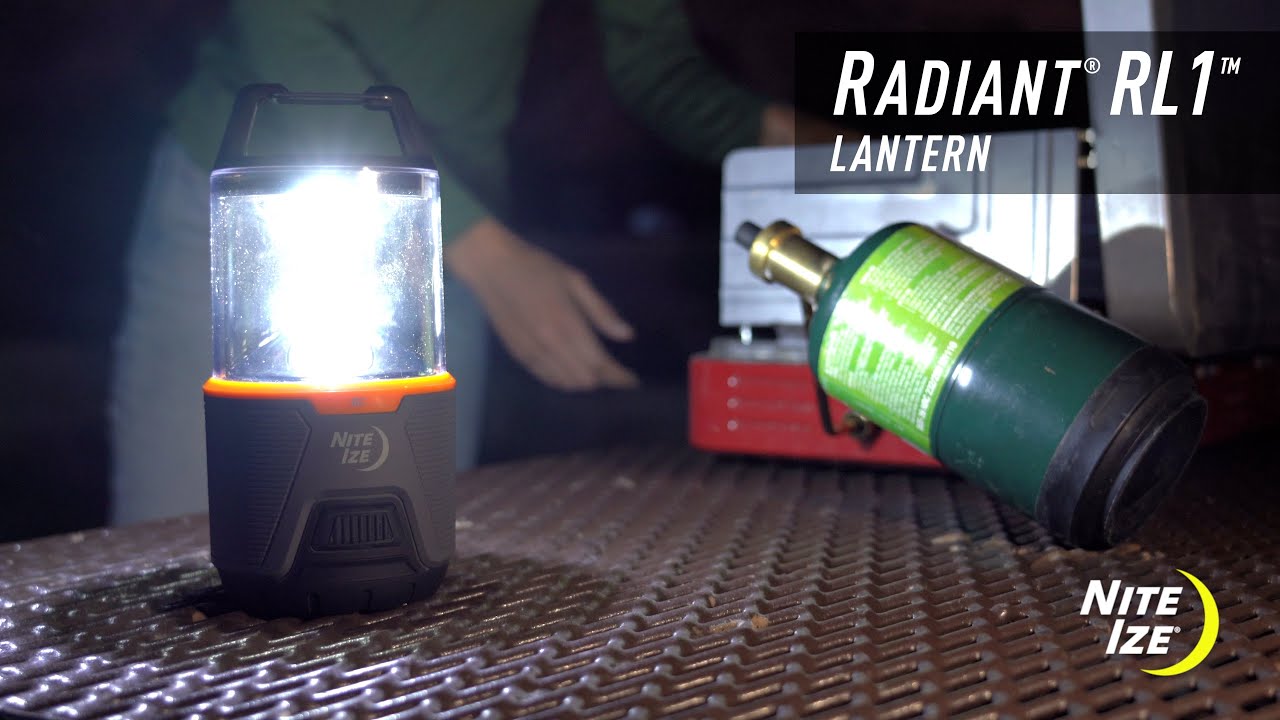 NITE IZE Radiant RL1 Lantern Amber White 1000 lm dimmable
