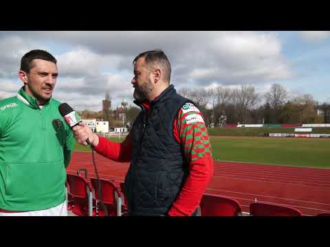 Kapitan Bartosz Derlatka po sparingu CKS-Przemsza Siewierz 2:4