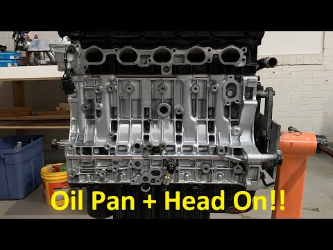 Volvo 850 Build Part 4 - Oil Pan + Cylinder Head