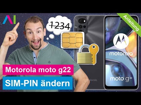 Motorola moto g22 - SIM-PIN ändern • 📱 • 🧑🏽‍💻 • 🔐 • Anleitung | Tutorial