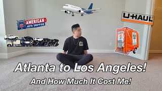 How I Moved Long-Distance To Los Angeles! And How Much It Cost! @UhaulOfficialVideos
