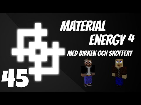 Modded Minecraft - Material Energy^4 med Skoffert - E45 [svenska]