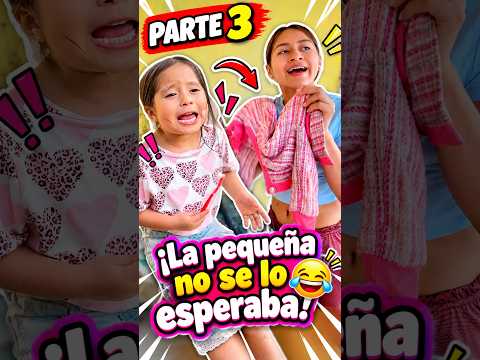 ¡La pequeña no se lo esperaba! 😂 | Parte 3 #shorts #humor #comedia