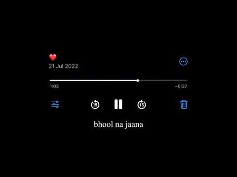 Bhool na jaana (Raw)