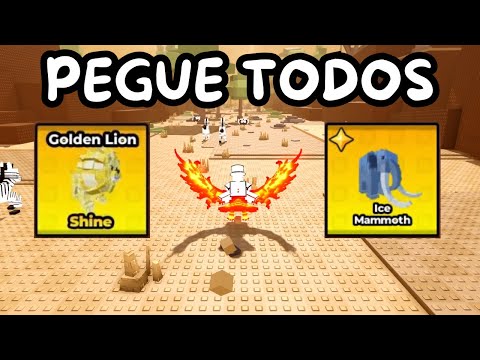 COMO PEGAR ANIMAIS SHINE NO LEVANTAR ANIMAIS DO ROBLOX