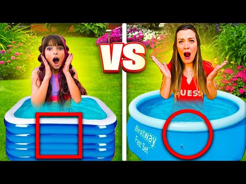 QUEM FICAR MAIS TEMPO NA PISCINA DA SUA FORMA GEOMÉTRICA, VENCE! - Desafio