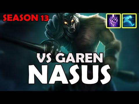 Challenging Matchup: Dreadknight Nasus vs Garen Top Lane | Carrying the Team Struggle