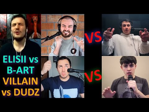 Son Saniyeler 😱 ELISII vs B-ART / VILLAIN vs DUDZ Tepki ve İnceleme
